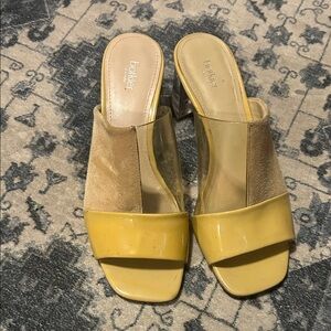 Botkier Yellow and Tan Women's Mules